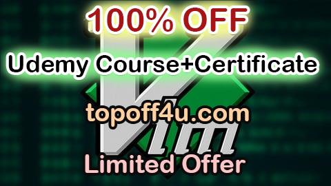 Free Coupon Code Vim Fundamentals: Vim for Devs, Linux Users and Sysadmins 100% OFF