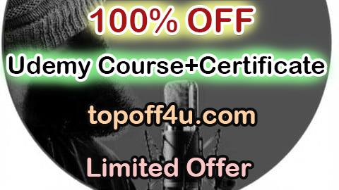 Free Coupon Code Voice-Over Artist Training for Audiobook, Courses and Promos 100% OFF