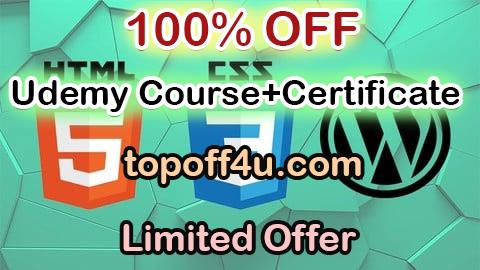 Free Coupon Code Web Design Course for Beginners to Intermediate 100% OFF