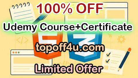 Free Coupon Code Web Project Workshop: HTML & CSS in Action 100% OFF