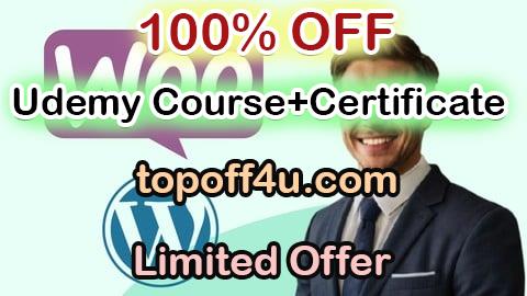 Free Coupon Code WooCommerce Masterclass 2025 : Build eCommerce Website 100% OFF