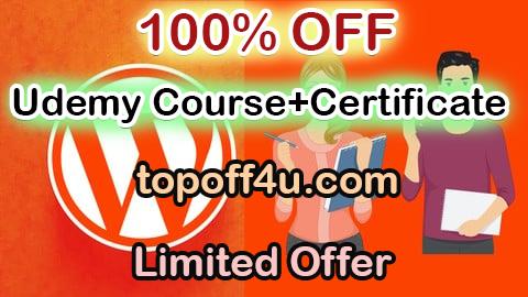 Free Coupon Code WordPress Masterclass - Blog und Webseite selbst erstellen! 100% OFF
