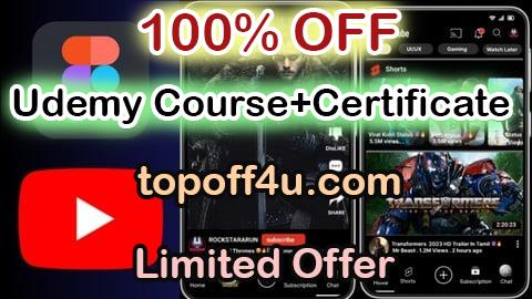 Free Coupon Code YouTube Complete Design Course From Scratch In Figma 100% OFF