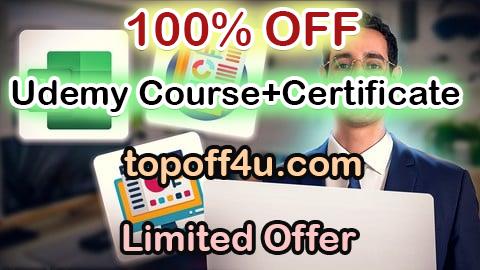 Free Coupon Code 财务建模：Excel 中的完整财务课程 - 金融 100% OFF